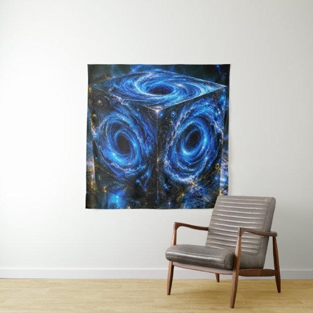 Where Universes Turn Inward - Portrait of Infinity Tapestry (In Situ)