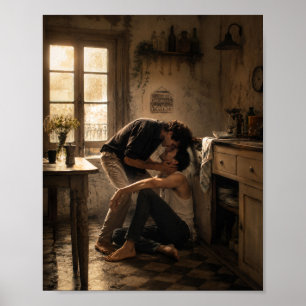 Where We Fell Laughing Gay Art Project Poster