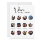 Where Were They Engagement Wedding Game 12 Pics