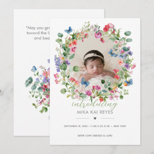 Where Wildflowers Grow Watercolor Wildflowers Invitation