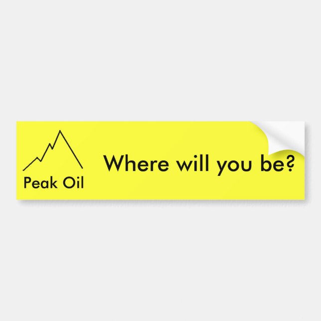 Where will you be? bumper sticker (Front)