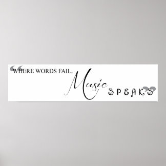 Where Words Fail, Music Speaks Poster