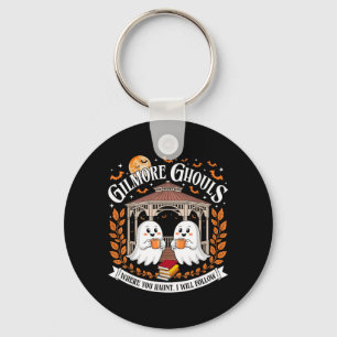 Where You Haunt I Will Follow Halloween Ghost Key Ring