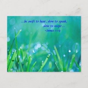 Wherefore, my beloved brethren, let every man be s postcard