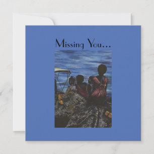 Where's Daddy? Harbour Island, Bahamas Card