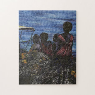 Where's Daddy? Harbour Island Jigsaw Puzzle