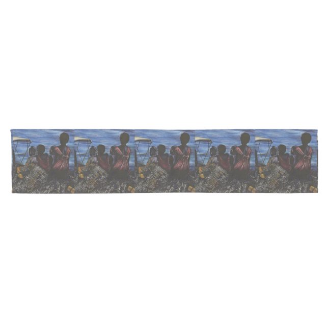 Where's Daddy? Harbour Island Short Table Runner (Horizontal)