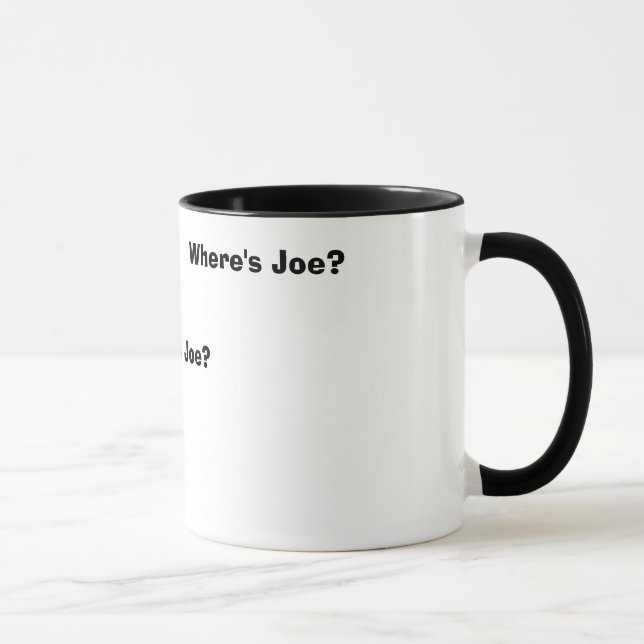 Where's Joe?, Where's Joe?, Where's Joe? Mug (Right)