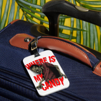 Where's My Candy Luggage Tag