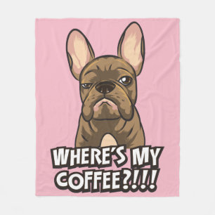 Where's My Coffee cotton blanket