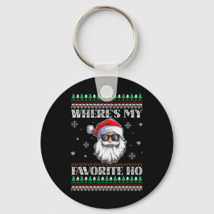 Where's-My Favourite Ho Christmas Season  Key Ring