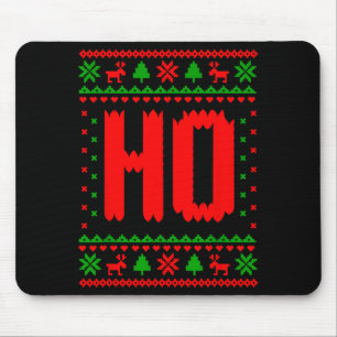 Where's My Ho At_ Ho Merry Christmas Holiday Coupl Mouse Mat