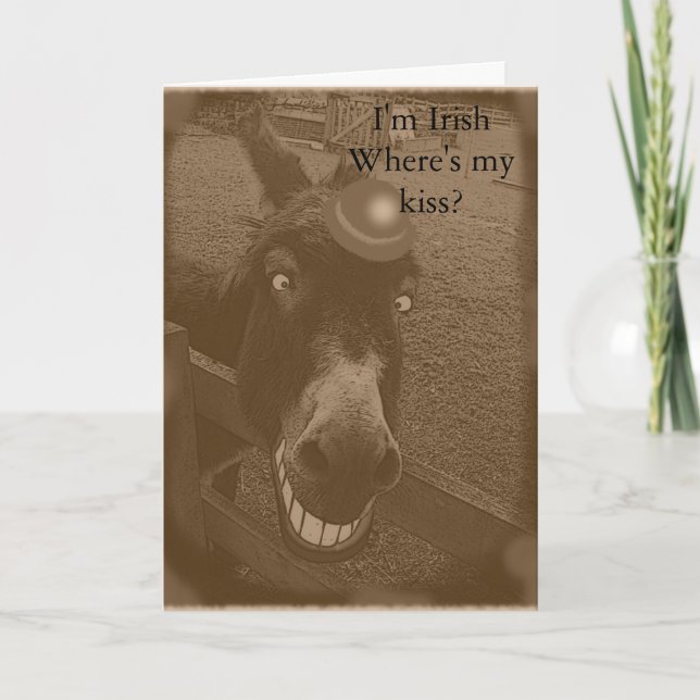 Where's my kiss? card (Front)