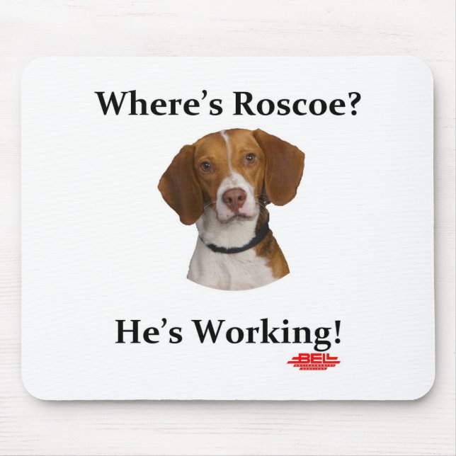 Where's Roscoe? Mouse Mat (Front)