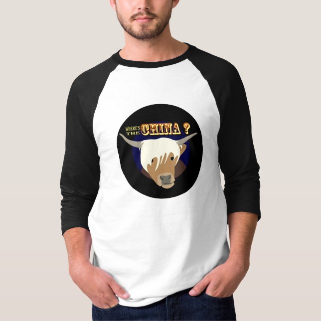 Where's The China? T-Shirt (Front)