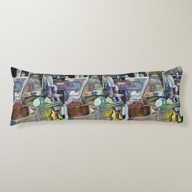 Where's the Fish Head Curry? Singapore Body Cushion (Front)