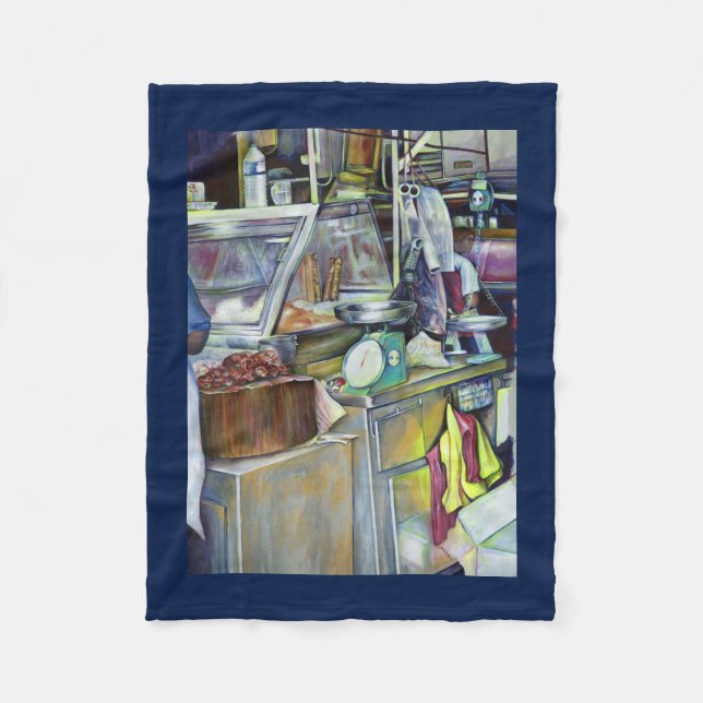 Where's The Fish Head Curry? Singapore Fleece Blanket (Front)