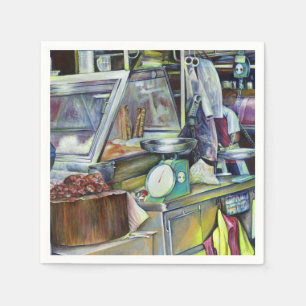 Where's the Fish Head Curry? Singapore Napkin