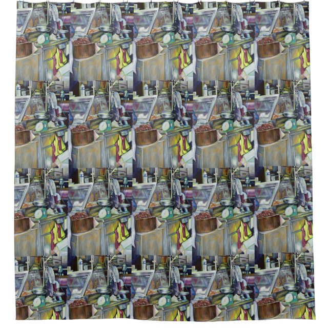 Where's The Fish Head Curry? Singapore Shower Curtain (Front)