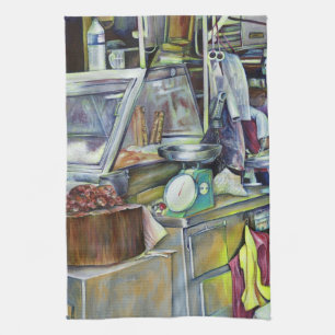 Where's The Fish Head Curry? Singapore Tea Towel