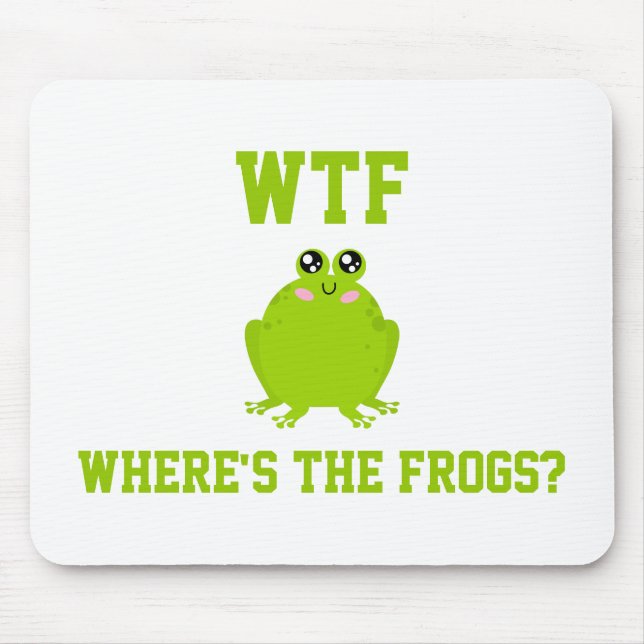 Where's the Frogs Mouse Mat (Front)