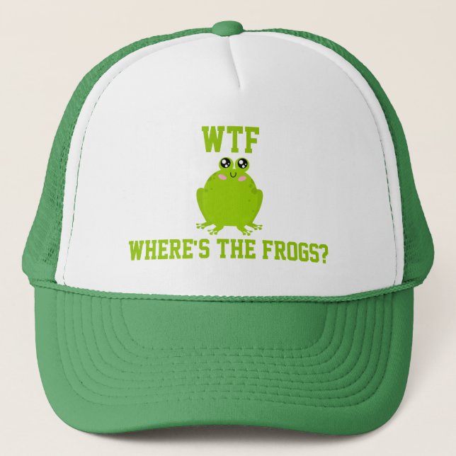 Where's the Frogs Trucker Hat (Front)