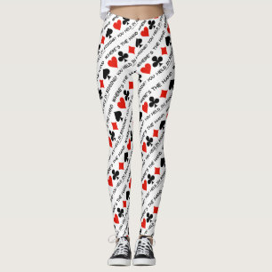Where's The Hand You Held In Bidding? Bridge Game Leggings