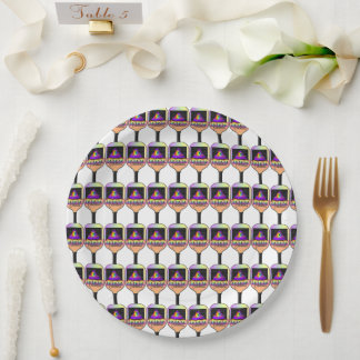 Where's The Pickleball  Paper Plate