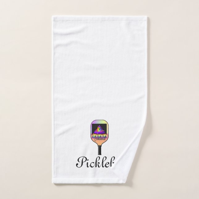Where's The Sun Pickleball Paddle Sports Towel (Hand Towel)