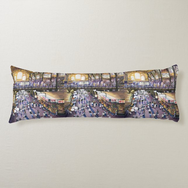 Where's the Women's Water Closet? Budapest Body Cushion (Front)