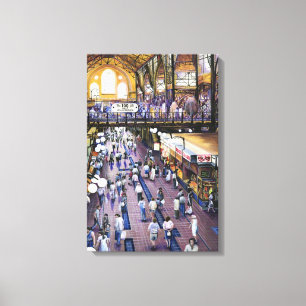 Where's the Women's Water Closet?, Budapest Canvas Print