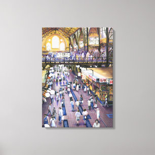 Where's the Women's Water Closet? Budapest Canvas Print