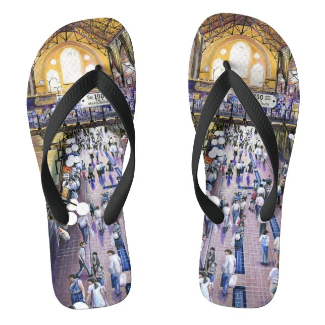 Where's the Women's Water Closet? Budapest Flip Flops (Footbed)