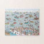 Where's Waldo | At Sea Jigsaw Puzzle<br><div class="desc">He's off to a new adventure. Can you find Wally in this at sea illustration by Martin Handord.</div>