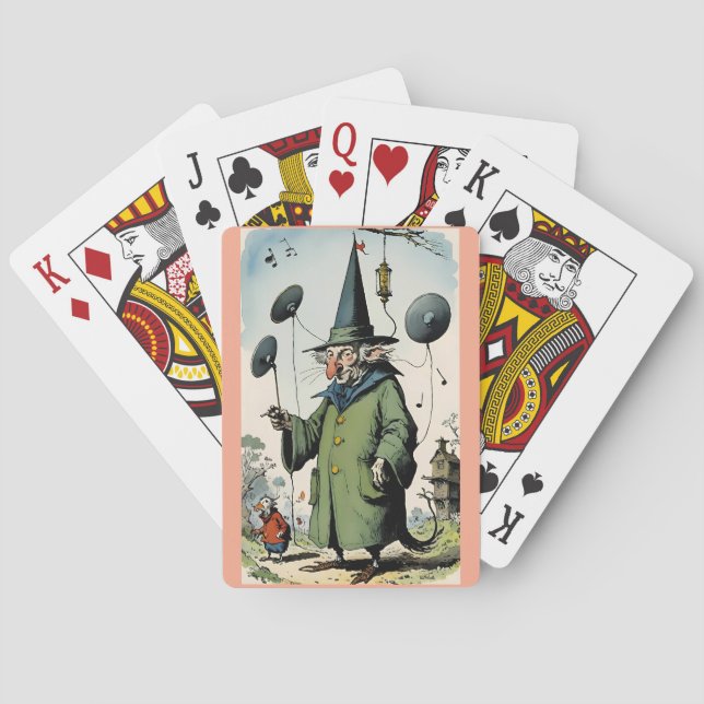Wherever I May Gnome Playing Cards (Back)