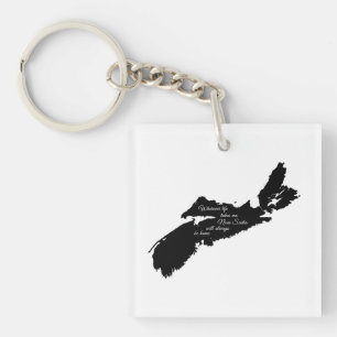 Wherever life - Nova Scotia will always be home Key Ring