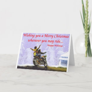 Wherever you may ride holiday card