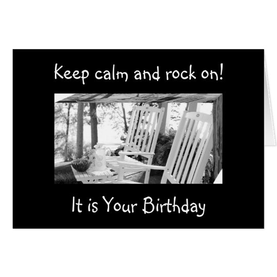 WHETHER U ROCK OR ROCK AND ROLL=BIRTHDAY WISH CARD
