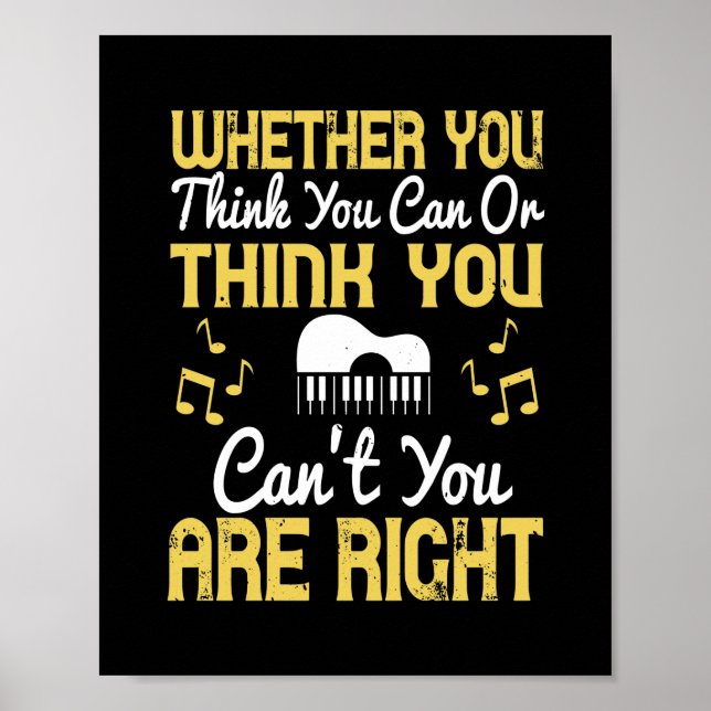 Whether You Think You Can Or Think You Can'T Poster (Front)