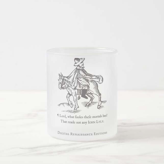 Which Endymion? (mug) Frosted Glass Coffee Mug (Center)