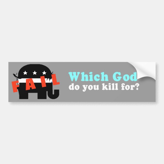 Which God do you kill for Bumper Sticker (Front)