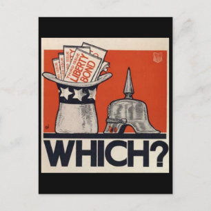 Which? Liberty Bond WW1 Vintage Postcard