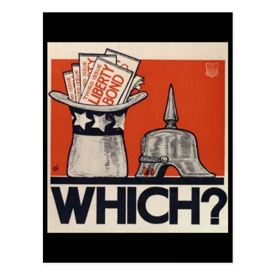 Which? Liberty Bond WW1 Vintage Postcard