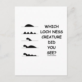 Which Loch Ness Creature Did You See? Postcard