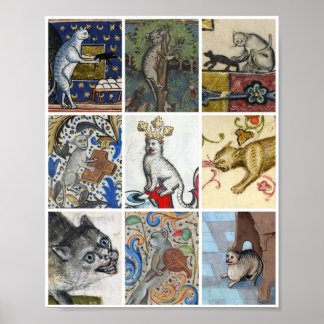 Which Mediaeval Cat Are You Today?  Poster