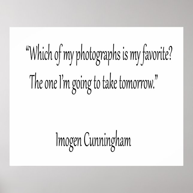 Which of my photographs is my favourite  poster (Front)