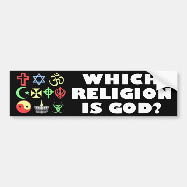 Which One? Bumper Sticker (Front)