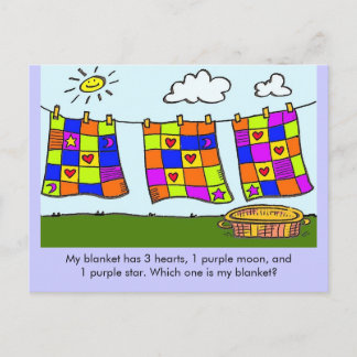 Which One is My Blanket? Postcard