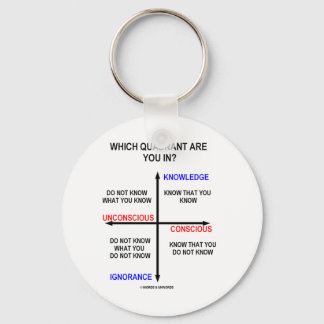 Which Quadrant Are You In? Key Ring
