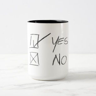 Which question do you need to answer? Two-Tone coffee mug
